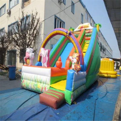 customized inflatable slide font b bouncer b font with blower YLW 172