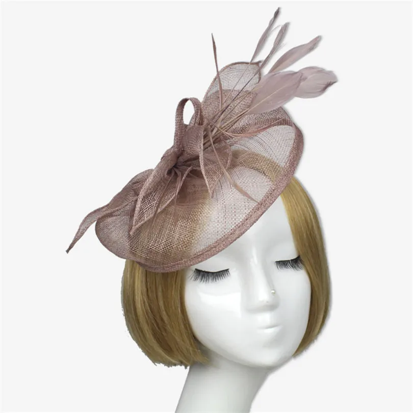 2015 New Arrival Flower Hair Fascinators Clip Hat Women Bride