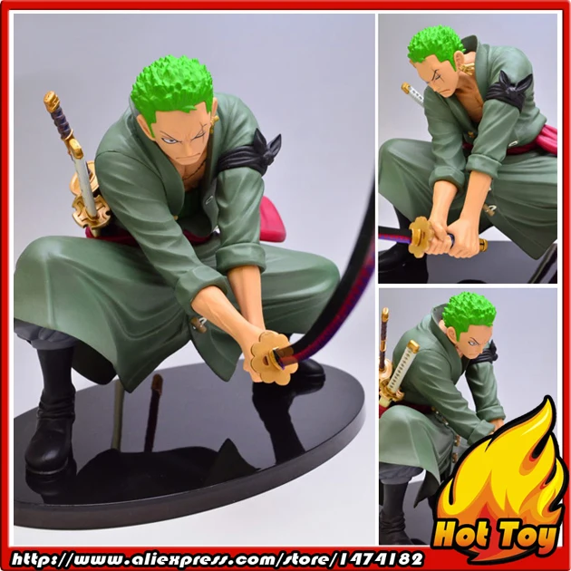 100% оригинал коллекция фигурок BANPRESTO sculture BIG Zoukeiou 4 Vol.3-Roronoa Zoro от One Piece | Игрушки и