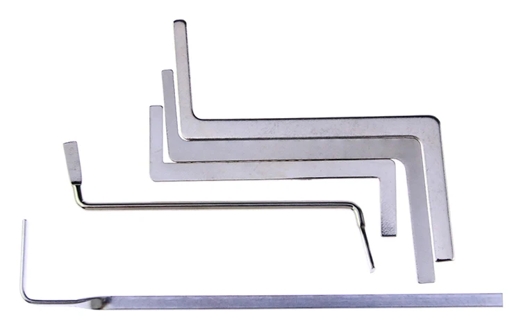 

Hot!5 Pcs Locksmith Tools Multifunction Metal Tension Rod/Puch Rod Tubestension Wrench For Locksmith Supply