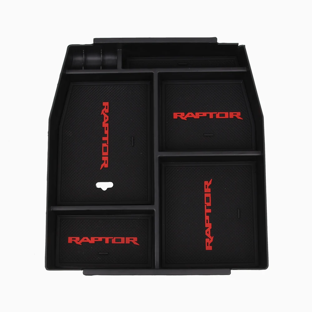 JHO центральный подлокотник коробка для хранения для Ford F150 Raptor 2011- 12 13 передний контейнер пикап аксессуары