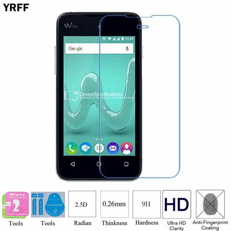 2 шт. 2.5D 0 25 мм 9H Защитная пленка для экрана из закаленного стекла Wiko Sunny max