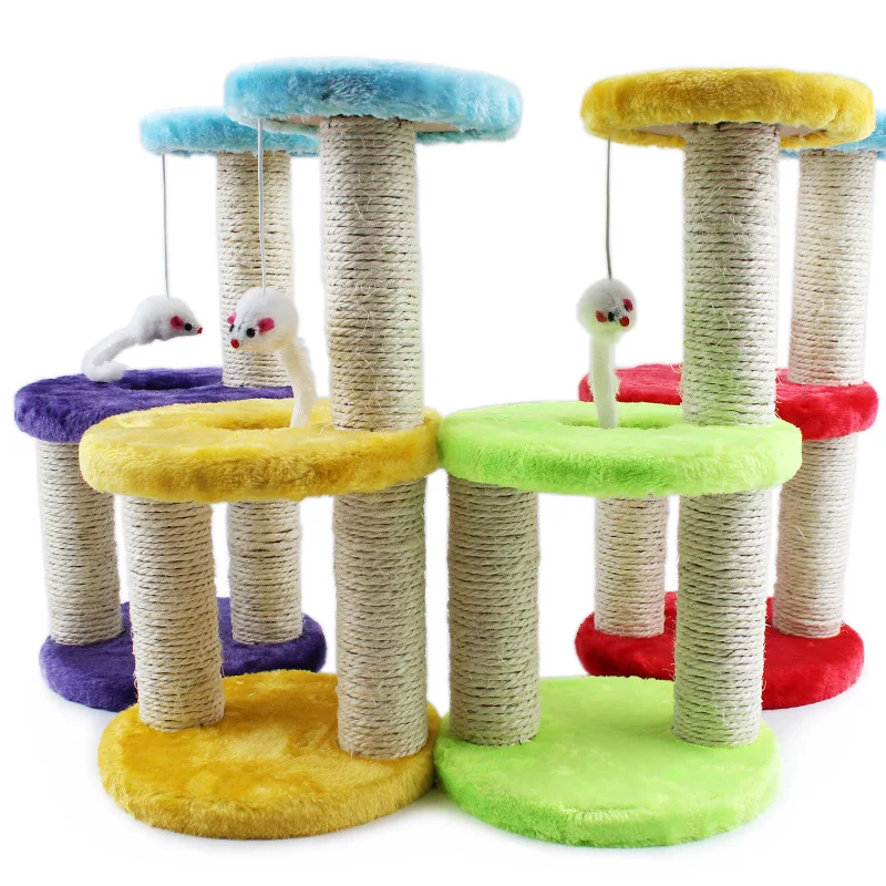 Creative Pet Cat Toy Crazy Cat and mouse Scratcher cat tree arbre a