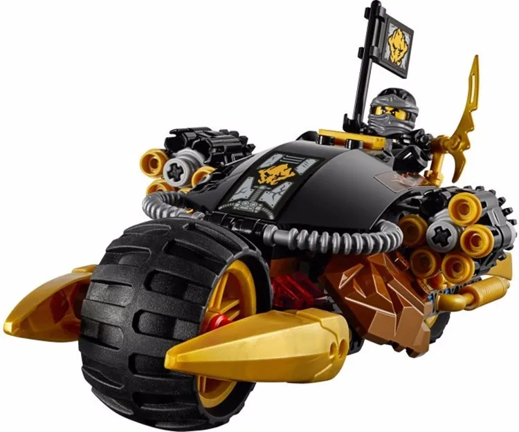 Bela ninjogoes Blaster комплект для строительства велосипеда совместимый с Legoings 70733