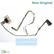 New pbl60 dc02001av20 lvds cabo de asus x53u k53u k53tk lcd lvds cable