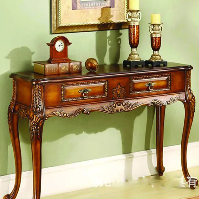 European Antique Wood Console Table Neoclassical Entrance Foyer European Antique Wood Console Table neoclassical entrance foyer entrance station off hotel furniture - European Antique Wood Console Table Neoclassical Entrance Foyer