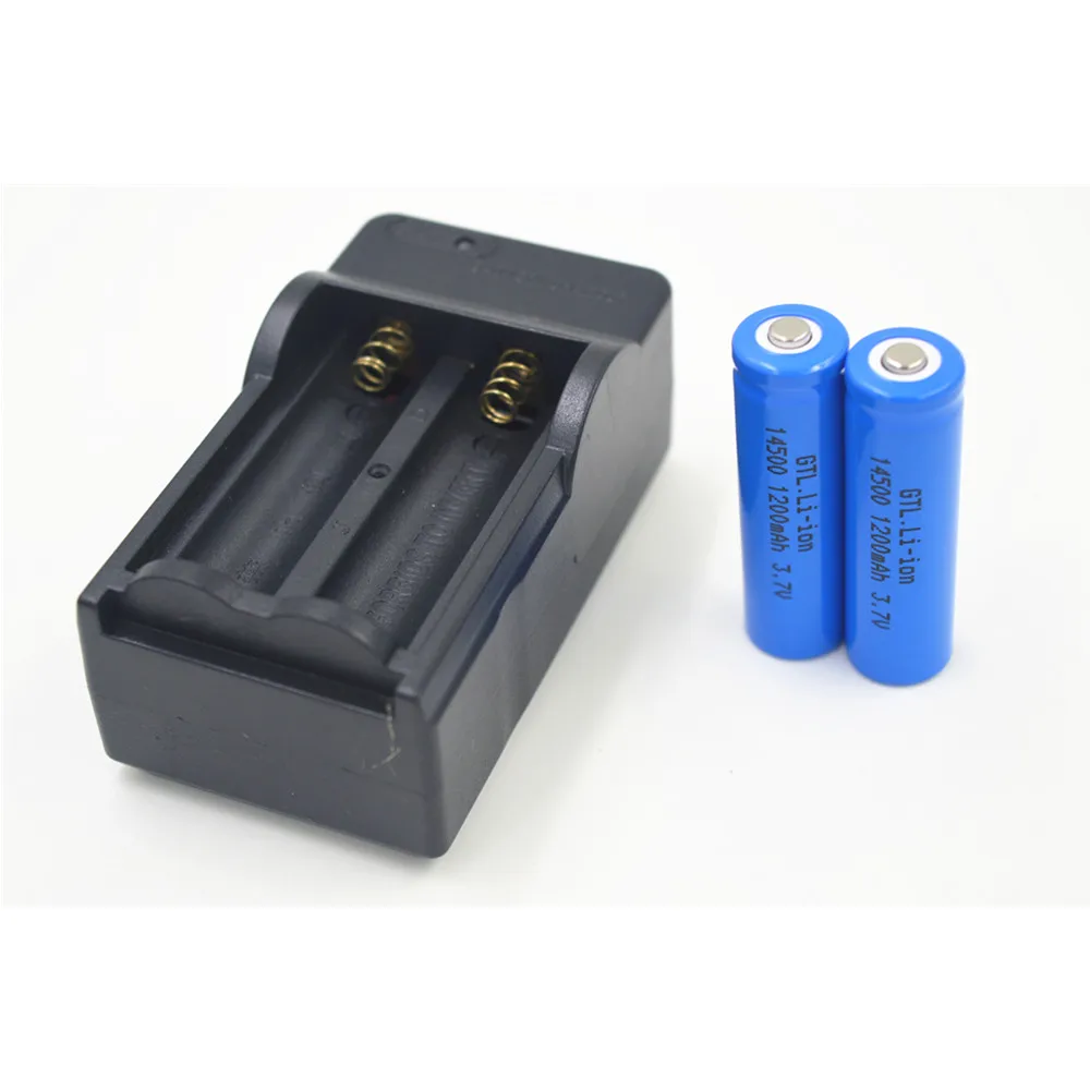 2 шт. литий ионные аккумуляторные батареи 14500 3 7 в 1200 мАч|battery 14500|rechargeable battery14500 battery