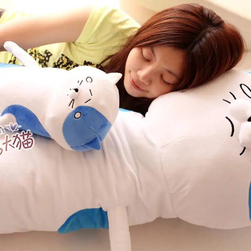 Сухая плюшевая кукла с котом для маленькой девочки размер подушки|pillow doll|cat plushplush