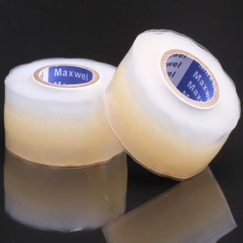 

1 pcs Waterproof Performance Repair Tape Bonding Rescue Self Fusing Wire Hose Sell Transparent Film