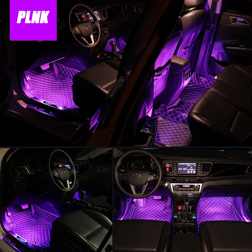 Автомобильный RGB светодиодный декоративный светильник, атмосферный светильник, внутреннее освещение для LEXUS IS250 RX300 RX330 NX NX300H CT200H GX470 GS300 RX350 GS