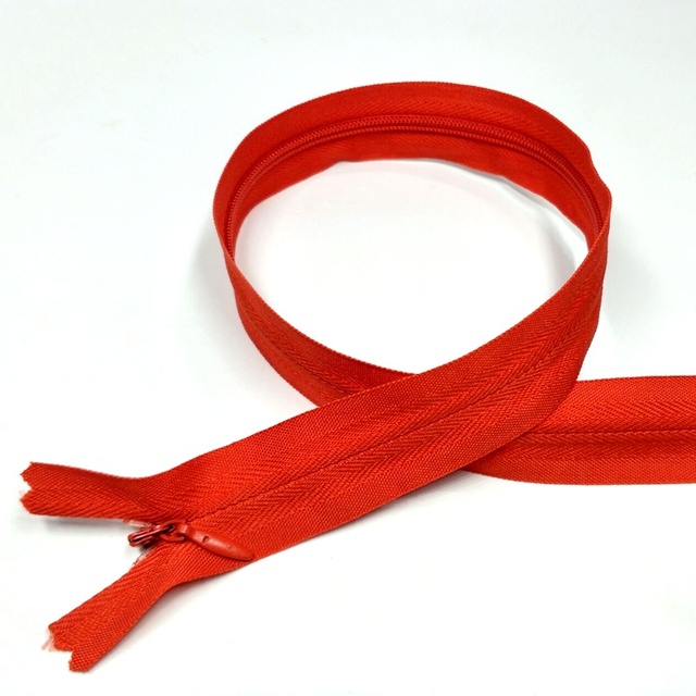 2pcs 50CM 3# Invisible Close-End Nylon Zippers Bags Garment Home Textile Sewing Accessories