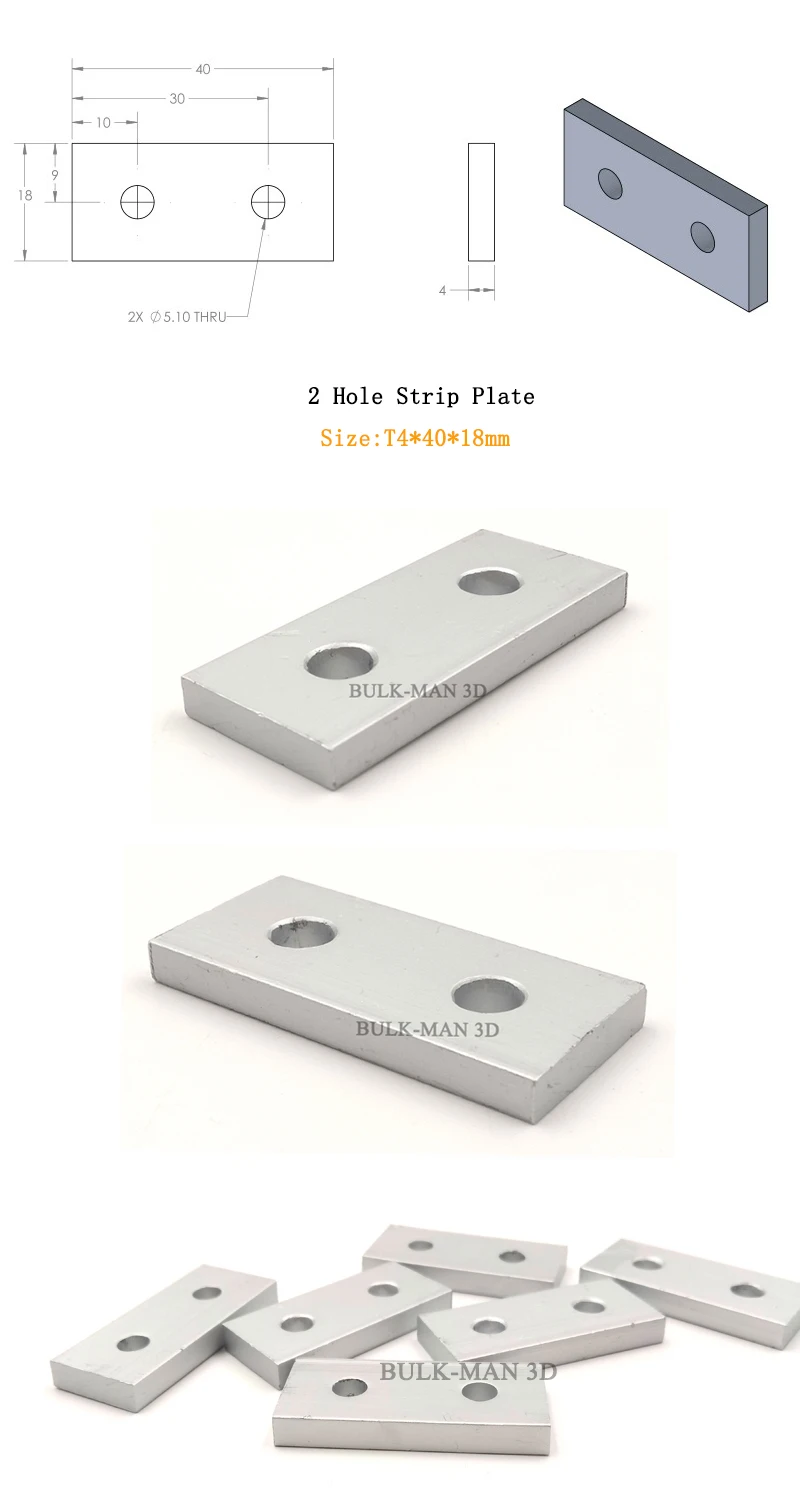2 Hole Strip Plate 00
