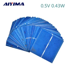 50Pcs Solar Panel China Painel Solar For DIY Solar Cells Polycrystalline Photovoltaic Panel DIY Solar Battery Charger
