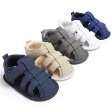 Одежда для малышей для младенцев, для девочек и мальчиков сандалии парусиновые на мягкой подошве для ползунов, новорожденных обувь Повседневное детская обувь
