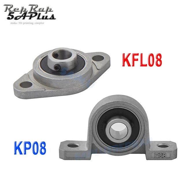 Best Offers 2PCS KFL08 KP08 8mm Bore Diameter Pillow Block Flange Rhombic Bearing Zinc Alloy 3D Printer DIY Parts for T8 Lead Screw Best Offers 2PCS KFL08 KP08 8mm Bore Diameter Pillow Block Flange Rhombic Bearing Zinc Alloy 3D Printer DIY Parts for T8 Lead Screw