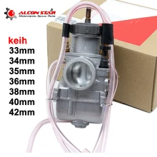 Alconstar- Motocycle Universal Carburetor 33 34 35 36 38 40 42mm 2T/4T Scooter Off Road Cafe Racer Pit Bike ATV UTV 125CC-500CC Alconstar- Motocycle Universal Carburetor 33 34 35 36 38 40 42mm 2T/4T Scooter Off Road Cafe Racer Pit Bike ATV UTV 125CC-500CC