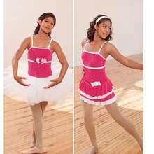 Новое поступление года, прямые продажи, балетное платье из ацетата и вискозы для детей, костюм, профессиональная трико для девочек, детская пачка