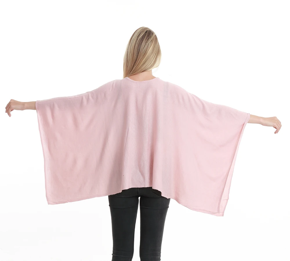 New Fashionable Women Acrylic Thin Knitpattern Loose Sweater Large Size Sweaters Pullover Poncho 