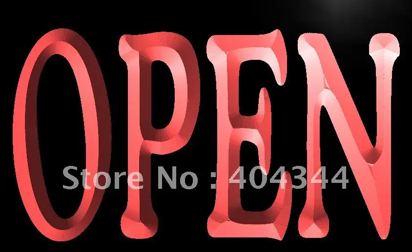 LB645 NEW OPEN Bar Pub Restaurant LED Neon Light Sign home decor crafts