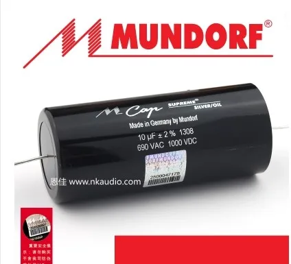 German original mundorf MCap Supreme Silver oil 0.01uf-10uf 690VAC 1000VDC free shipping