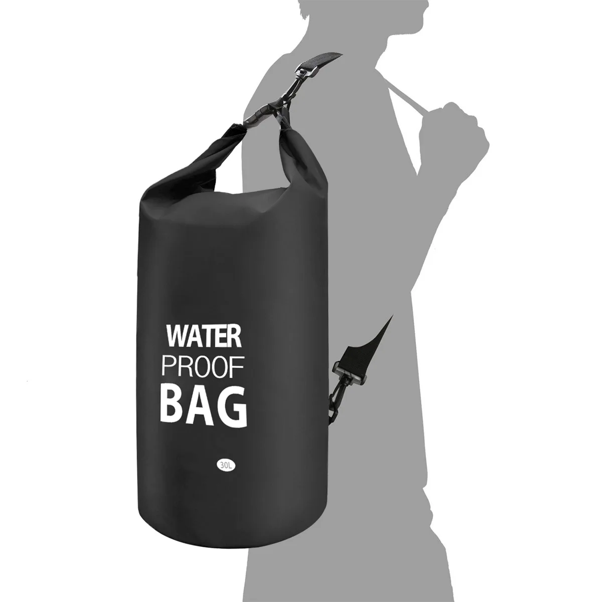 30L Outdoor Waterproof Dry Storage Bag Floating Gear Sack Shoulder