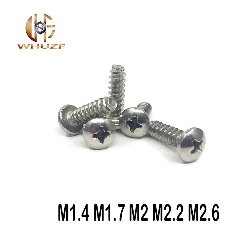 100 Pieces M4.2 x 13mm 304 Stainless Steel Phillips Pan Head Self Tapping Screw