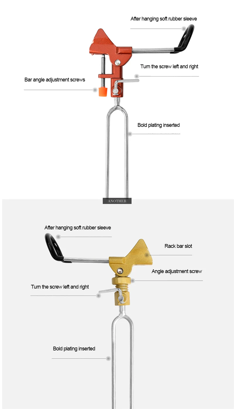 Высокопрочный Универсальный Регулируемый угол держатель для удочки антикоррозионная подставка для удочки аксессуары для рыболовных инструментов