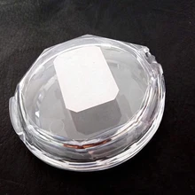 10 шт./лот круглый ресницы коробки для хранения коробки для ресниц прозрачный пустой Lash Дело многоразовых кристалл ресниц хранения