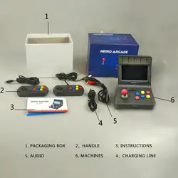 4,3 ''Ретро портативная игровая консоль встроенный в 3000 видеоигры портативная консоль для NEOGEO Aracade psp FC Поддержка TF карта SD