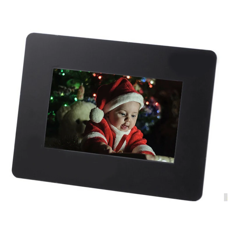 7 inch TFT LCD Multi-function Wide Screen Desktop Digital Photo Frame glass white black | Электроника