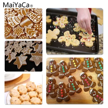 

MaiYaCa Beautiful Anime Gingerbread Man Office Mice Gamer Soft Mouse Pad Size for 180x220x2mm and 250x290x2mm Small Mousepad