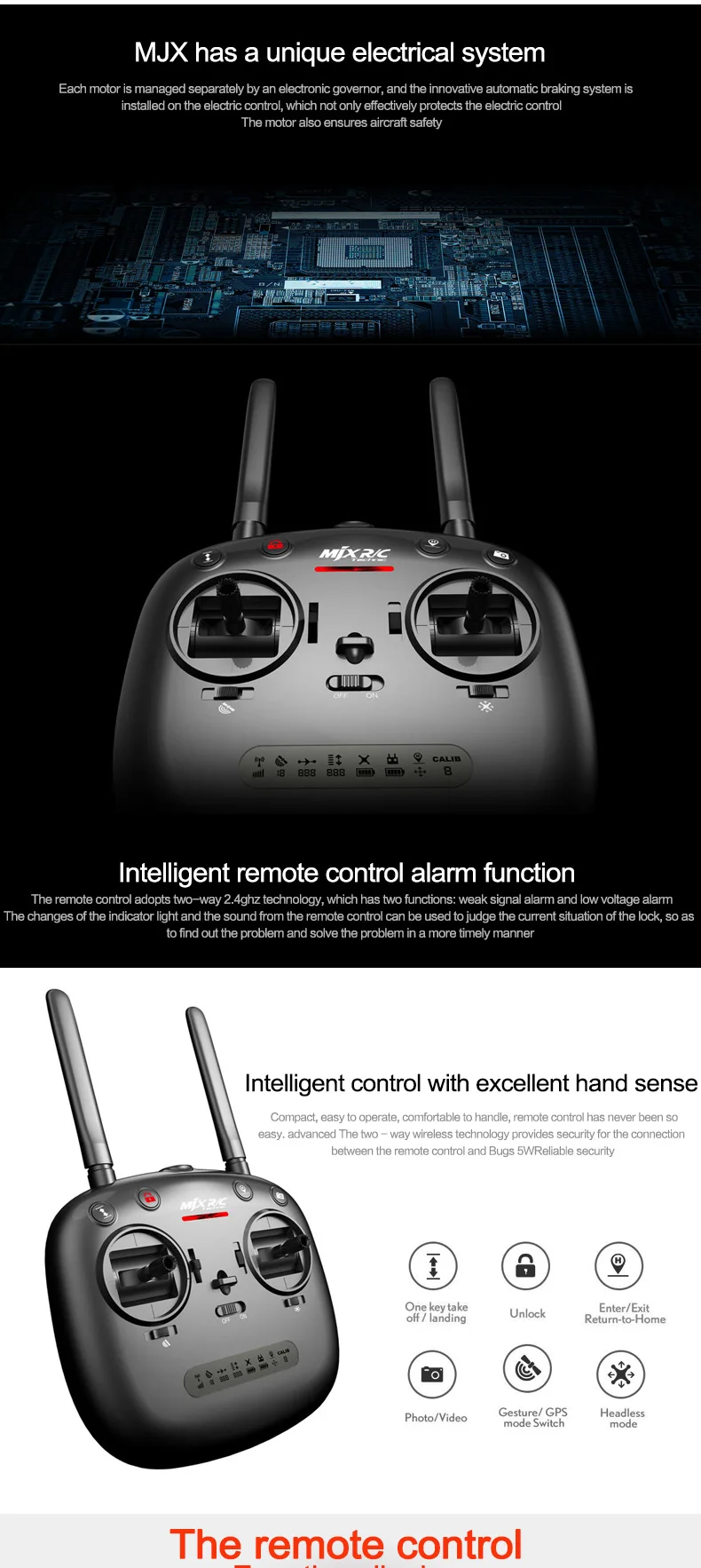 15.MJX Bugs 5 W B5W RC Drone RTF 5G WiFi FPV 1080P Camera With GPS Follow Me Mode RC Quadcopter vs MJX Bugs 2 B2W Helicopters D30