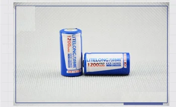 

10 pcs/lot Original 16340 lithium battery rcr123a 1200mAh 3.6V 16340 CR123A Rechargeable For digital camera flashlight pilhas