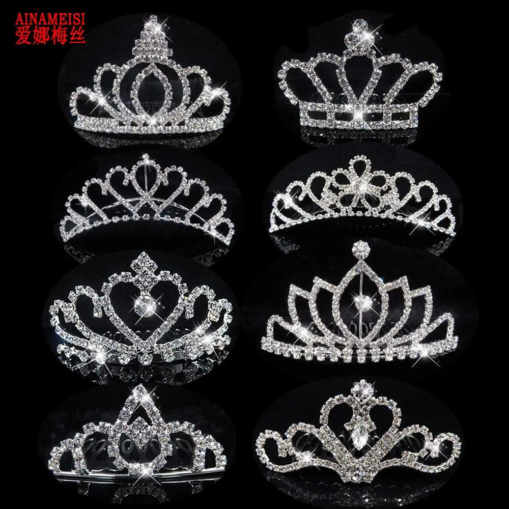 

AINAMEISI New Bridal Tiaras And Crowns Wedding Hair Accessories Women Elegant Girls Hair Combs Hairpin Crystal Jewelry Gift