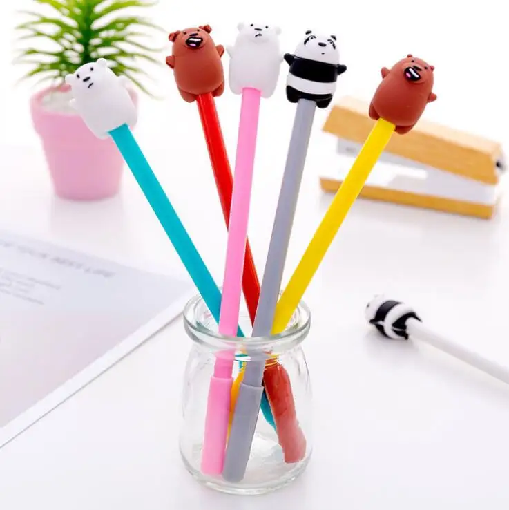 

1 Pieces Lytwtw's Korean Stationery Cute Candy Color Cartoon Animals Pen Advertising Gel Pen School Fashion Office Kawaii Supply