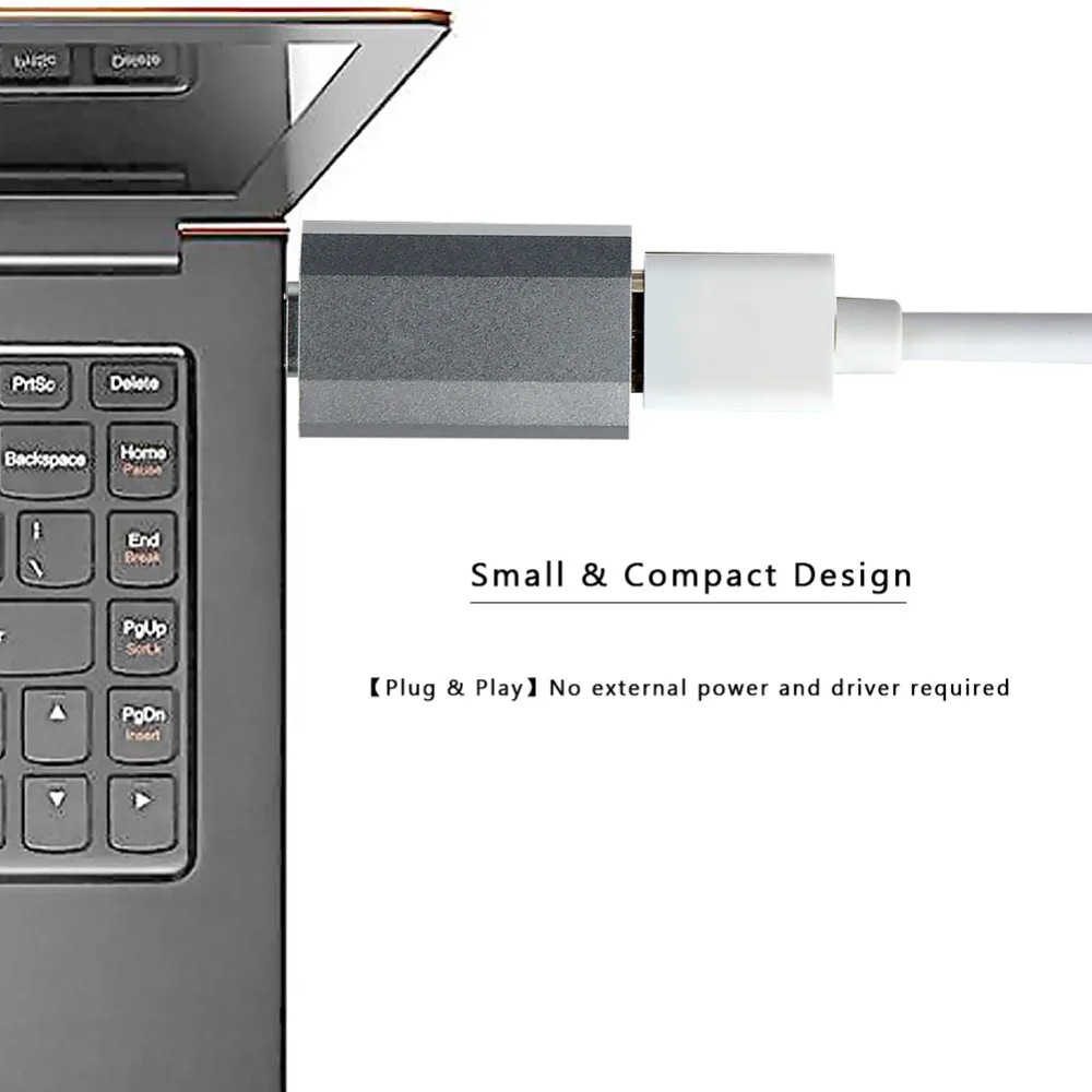 

USB C to HDMI Adapter 4K@60Hz uni USB Type-C to HDMI Adapter [Thunderbolt 3 Compatible] for MacBook Pro 2018/2017 iPad Pro