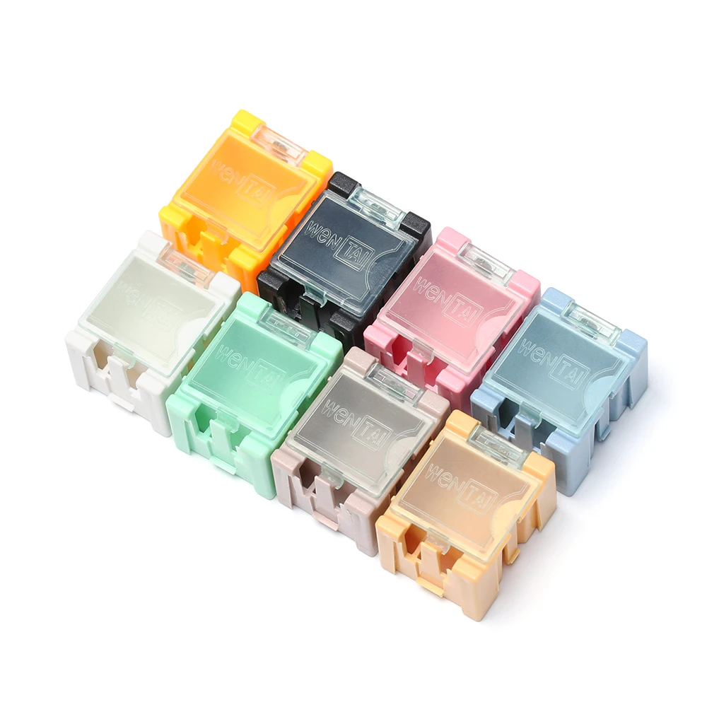 

5Pcs SMD SMT Component Container Storage Boxes Electronic Case Zit Automatically Pops Up Patch Box Home Supplies