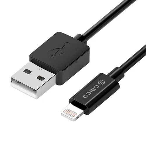 Orico Micro USB кабель 2A Быстрая Зарядка Синхронизация данных Реверсивный цельный разъем Usb кабель для Iphone Xiaomi Redmi Note 4 huawei - Цвет: BK Lightning Cable