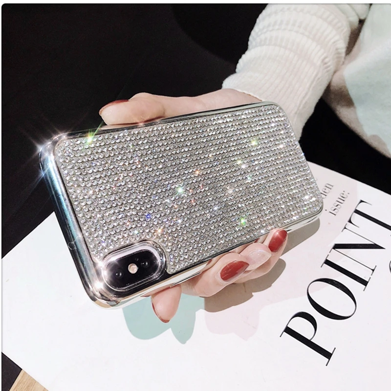 

All Diamond Shiny Soft Case for Samsung Galaxy S10 Plus S10e S8 S9 Plus S7 edge Luxury Sexy Lady Girl Bling Glitter Cover