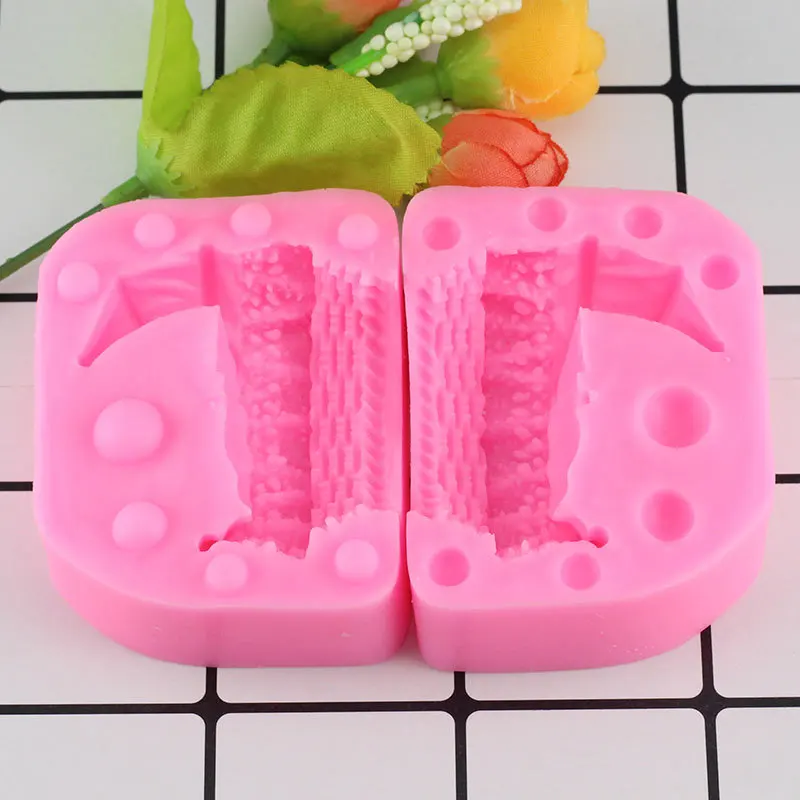 Mujiang 3D детская коляска свечи силиконовые формы Детские День рождения инструменты для украшения тортов из мастики конфеты для шоколада для выпечки формы