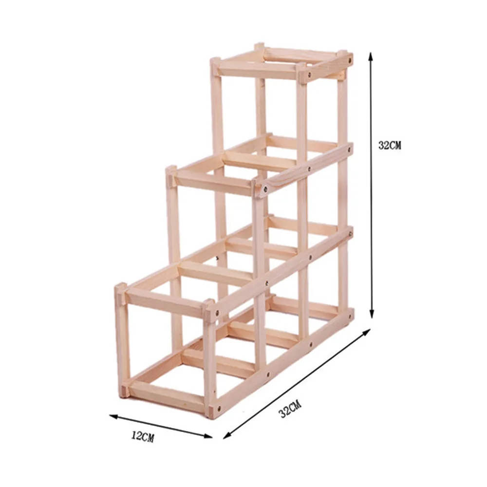 Деревянный стеллаж для вина Складная стоящая стойка для бутылок бар кухонная мебель стойка хранение винных бутылок поставки