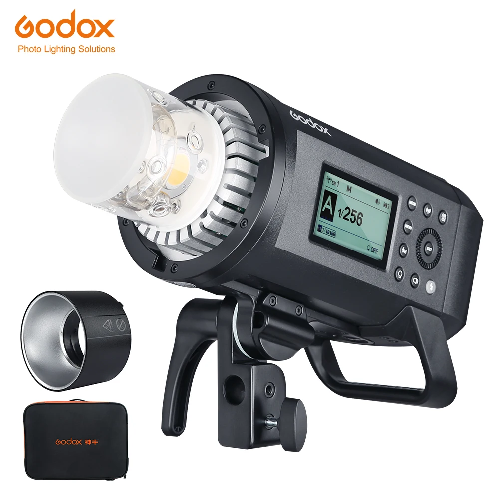 Обновление Godox AD600Pro наружная вспышка стробоскоп 600Ws 2 4G Беспроводная X TTL GN87 1/8000s