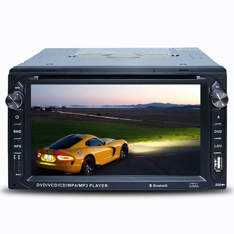 Car DVD Player Two 2DIN Car Stereo Radio Bluetooth USB/SD Universal