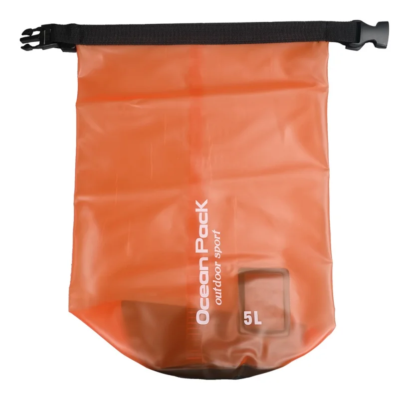 2L 5L 10L Водонепроницаемый сухой мешок открытый пляж один плечевой ремень ПВХ с пряжкой плавающий мешок для хранения путешествия катание на лодках рафтинг сумки