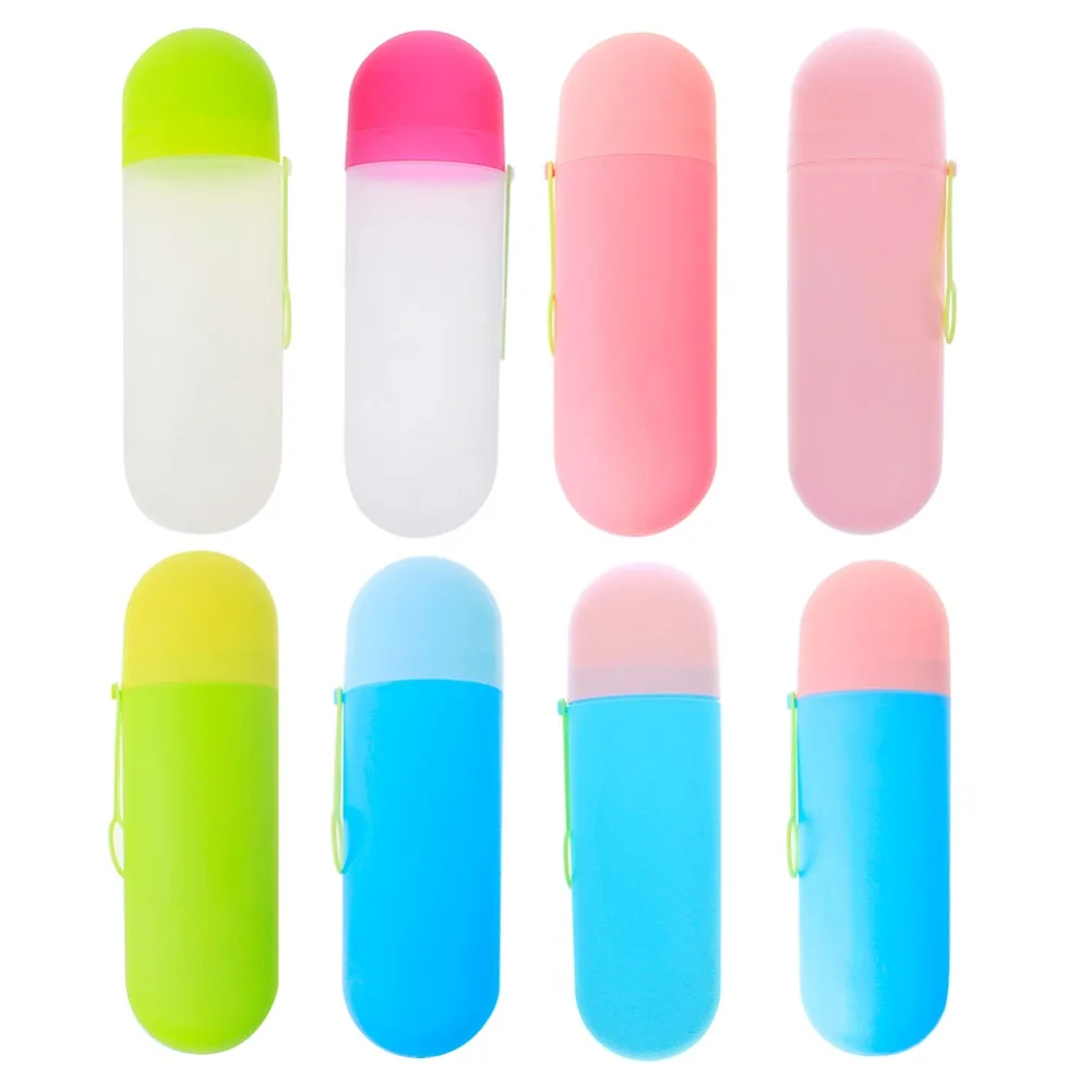 المحمولة السفر فرشاة الأسنان حامل معجون الأسنان مربع كوب السفر كيت غسل فرشاة أسنان تخزين منظم حالة ملحقات الحمام