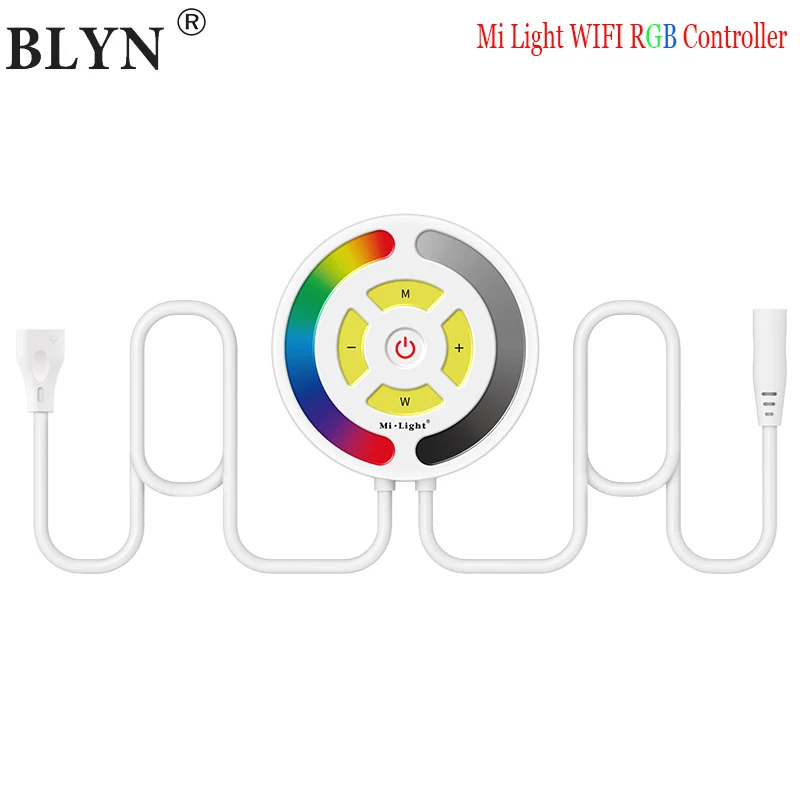 

Newest Mi Light WIFI RGB Controller DC12/24V Smart Light Controller For 5050 3528 RGB LED Strip Touch Panel Dimmer CCT Control
