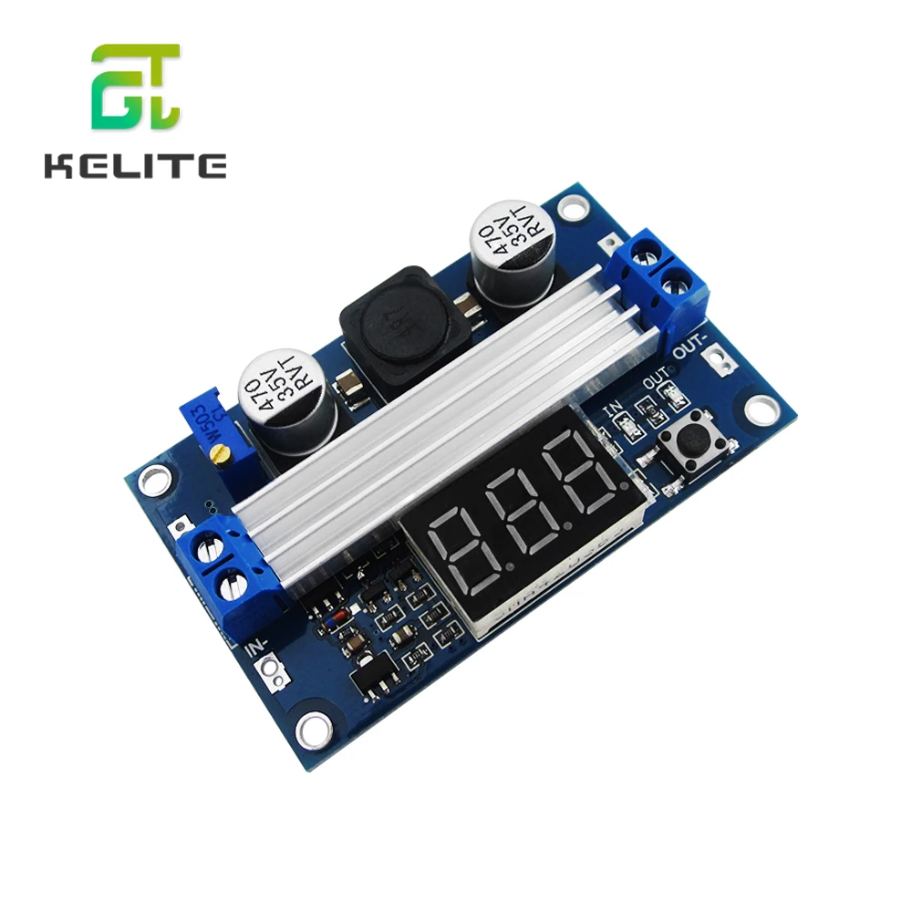 5 Pz Dc Dc-Dc 3 ~ 35 V A 3.5 ~ 35 V Ltc1871 Booster Step Up Step-Up Modulo Converter Regolamentata Alimentazione + Voltmetro