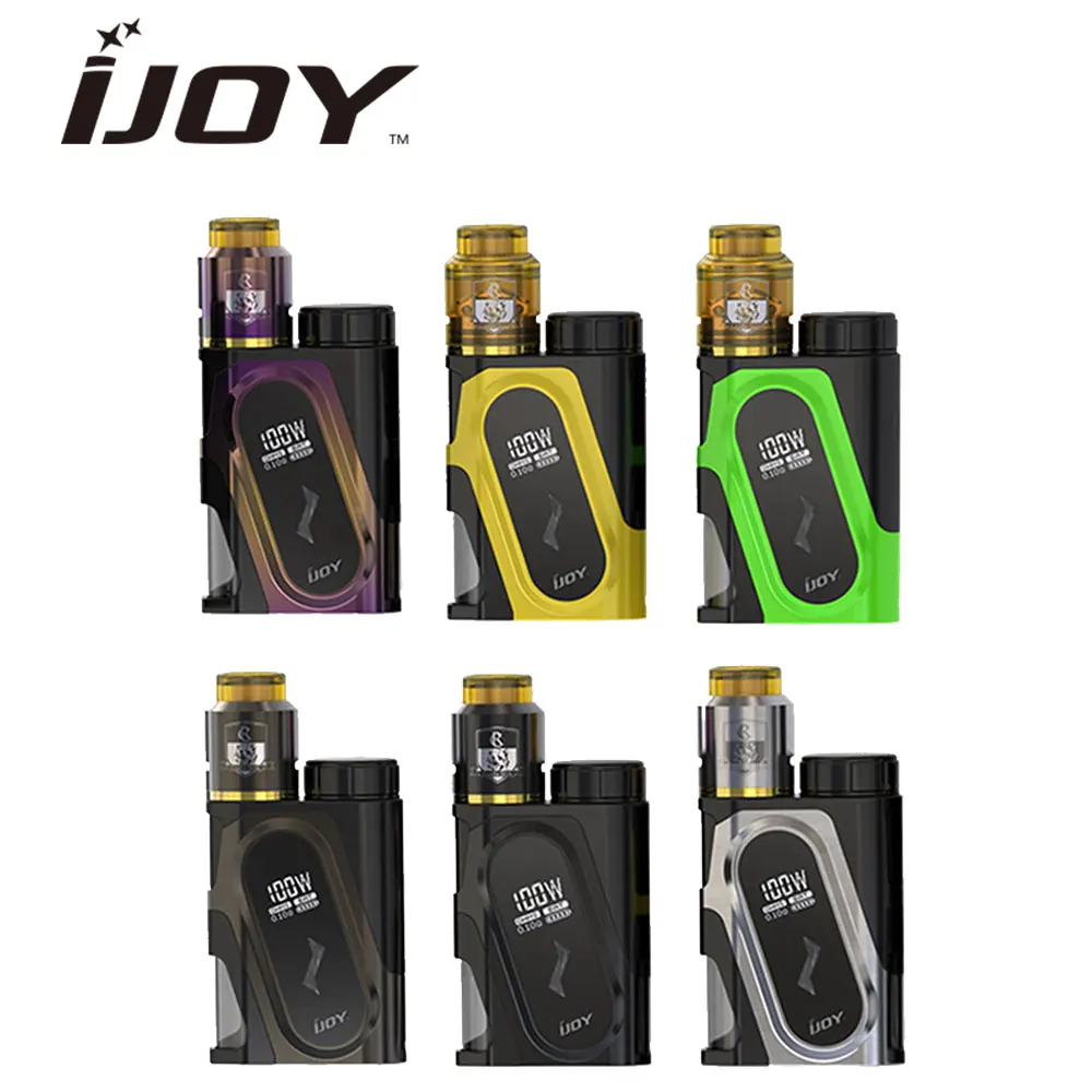 

Original IJOY CAPO Squonker Vape Kit 100W No 20700 Battery Capo Squonk MOD and COMBO RDA Triangle & 9ml Squonk Bottle Vape Kit