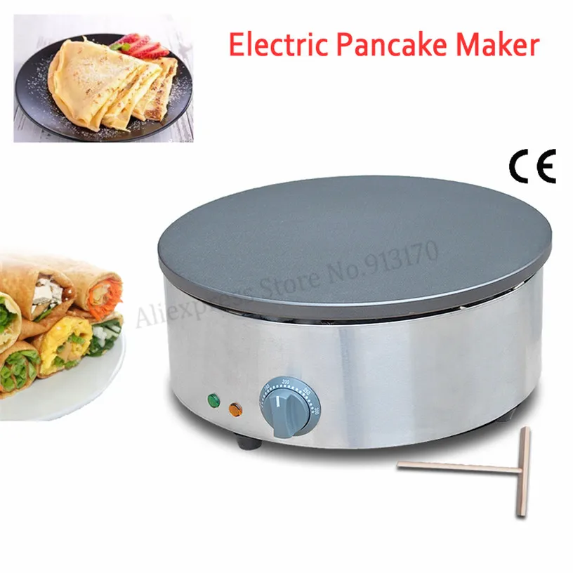 Коммерческая электрическая, для блинов машина для блинов Tacos Cachapa производитель с температурным управлением креп сковорода антипригарная 220 В/110 В 3 кВт