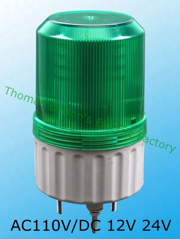 LTE-1081J DC 12 В 24 В светодиодный вращающийся промышленный сигнал сигнальная лампа для башни зуммер звук красный желтый синий зеленый S-80